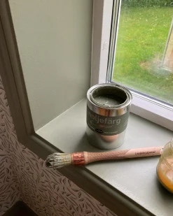 Antikgrön linoljefärg provburk