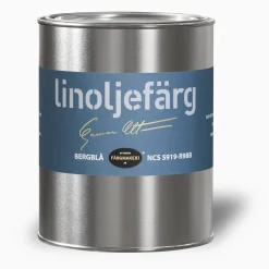 Bergblå linoljefärg 500 ml