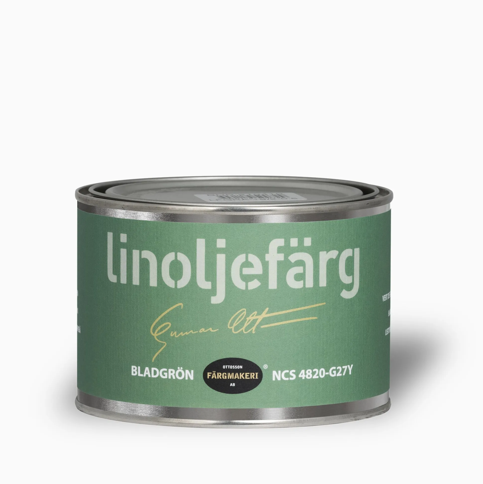 Bladgrön linoljefärg 500 ml