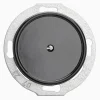 Blindlock svart bakelit utan ring