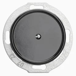 Blindlock svart bakelit utan ring