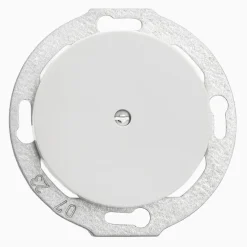Blindlock vit porslin utan ring