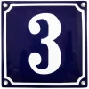 Emaljskylt blå 1