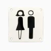 Emaljskylt damer/herrar, pictogram