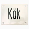 Emaljskylt kök
