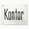 Emaljskylt kontor