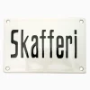 Emaljskylt skafferi