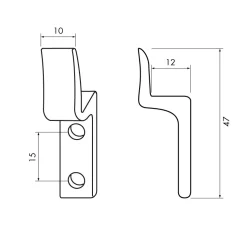 Fönstervredshake 10 mm
