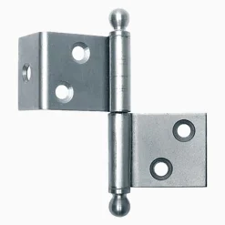 Franskt gångjärn 90 mm vänster - obehandlad