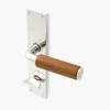 Funkistrycke Byggfabriken teak slät knopp långskylt WC lång