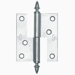 Gångjärn ekollon 85x74 mm höger - obehandlad