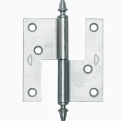 Gångjärn ekollon 74x70 mm höger - obehandlad