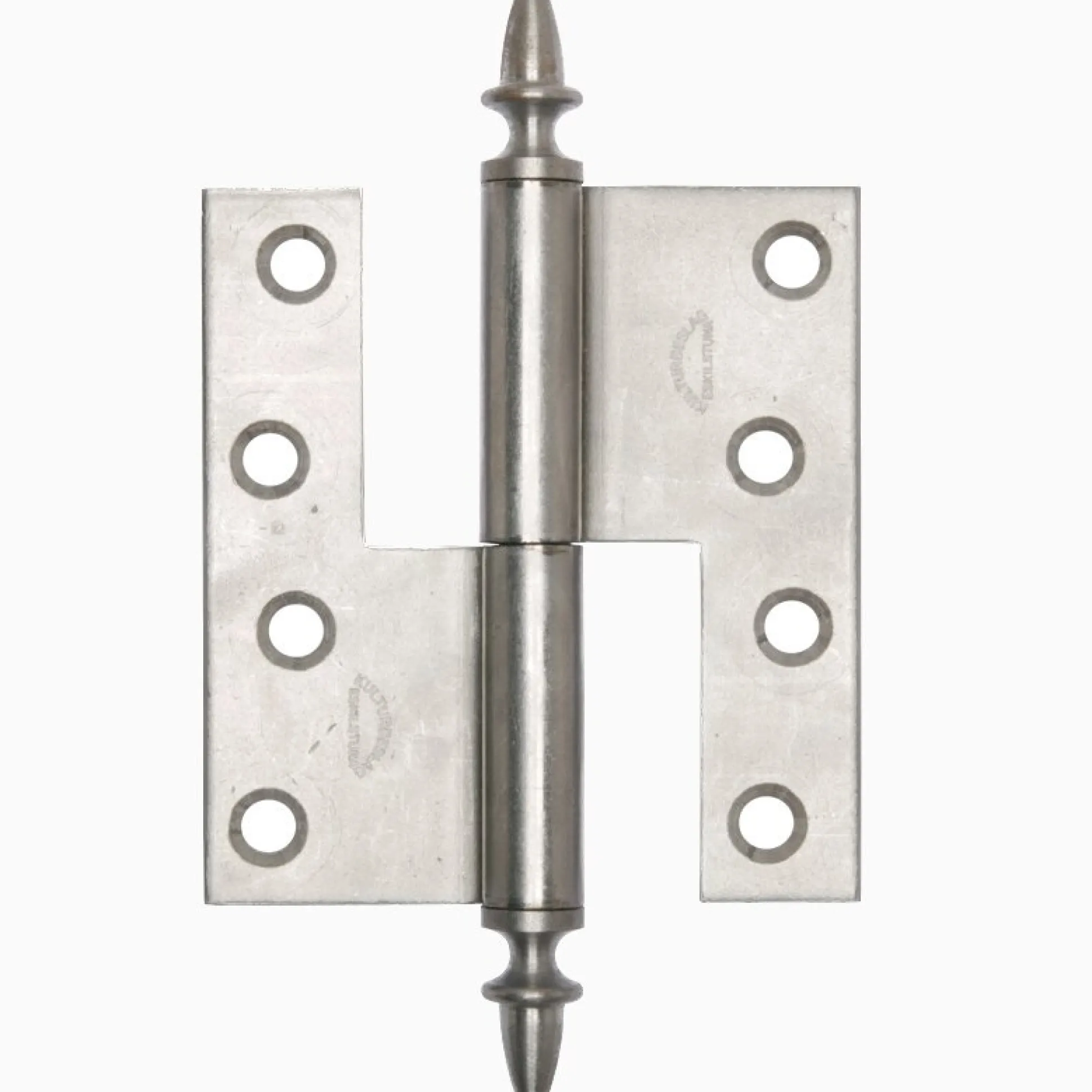 Gångjärn ekollon 122x108 mm höger - obehandlad