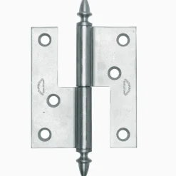 Gångjärn ekollon 98x86 mm höger - obehandlad