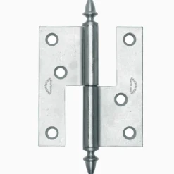 Gångjärn ekollon 98x86 mm höger - obehandlad