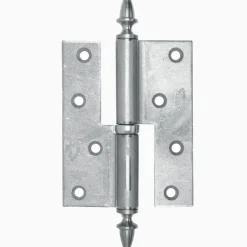 Gångjärn ekollon 148x120 mm - kullager höger - obehandlad