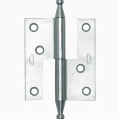 Gångjärn fia 98x86 mm höger - obehandlad