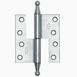 Gångjärn fia 110x102 mm höger - obehandlad