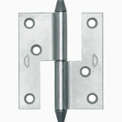 Gångjärn kon 98x86 mm höger - obehandlad