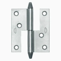 Gångjärn kon 74x60 mm höger - obehandlad
