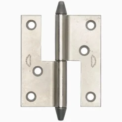 Gångjärn kon 85x74 mm höger - obehandlad