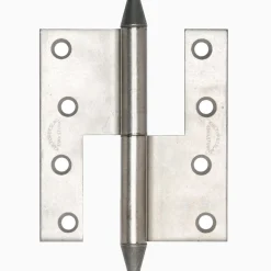 Gångjärn kon 122x108 mm höger - obehandlad