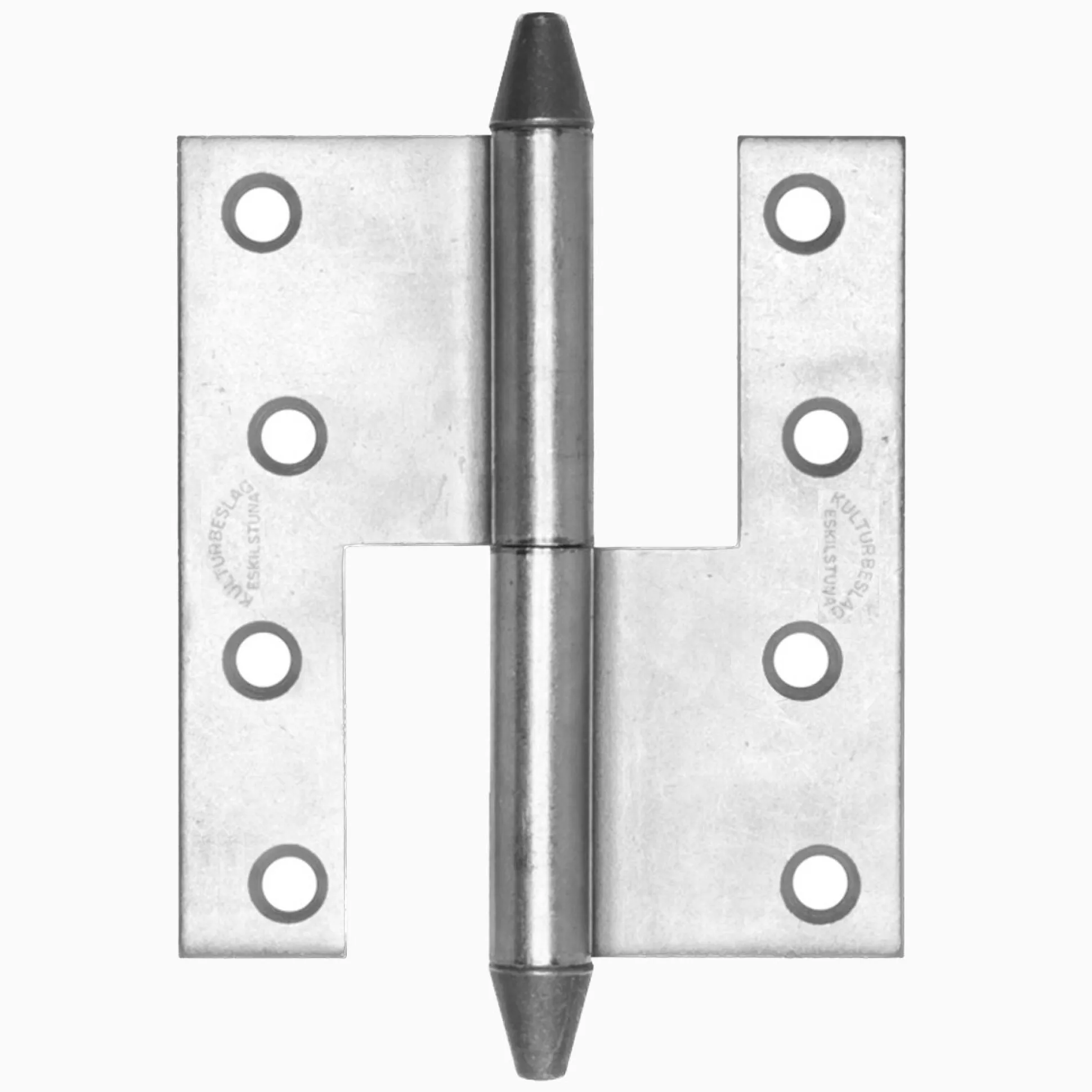 Gångjärn kon 110x102 mm höger - obehandlad