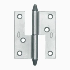 Gångjärn kon 66x60 mm höger - obehandlad