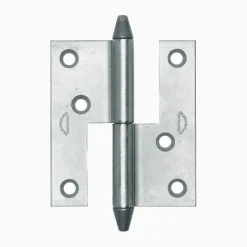 Gångjärn kon 66x60 mm höger - obehandlad