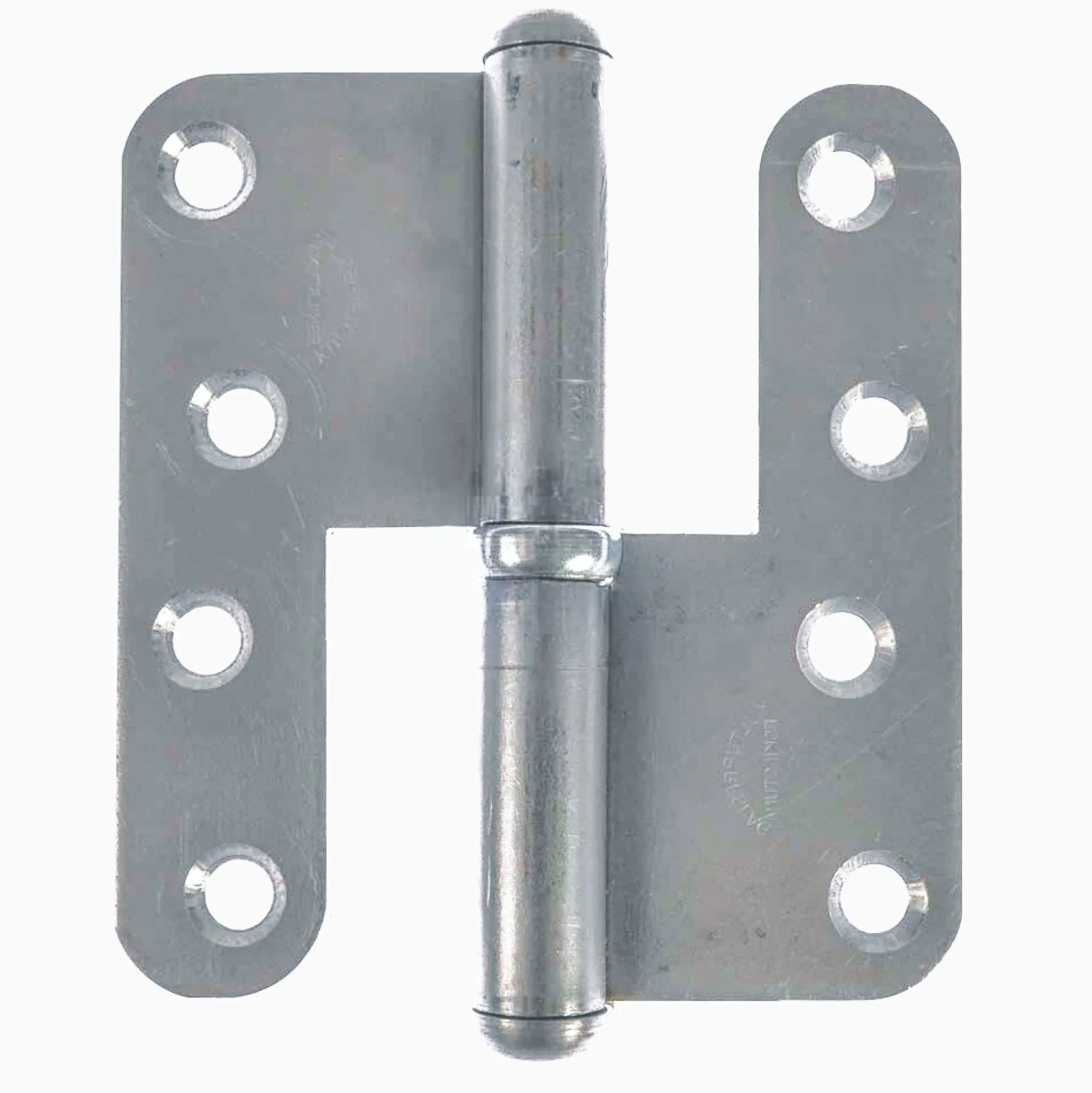 Gångjärn kuller 110x102 mm - höger med kullager och runda hörn - obeh