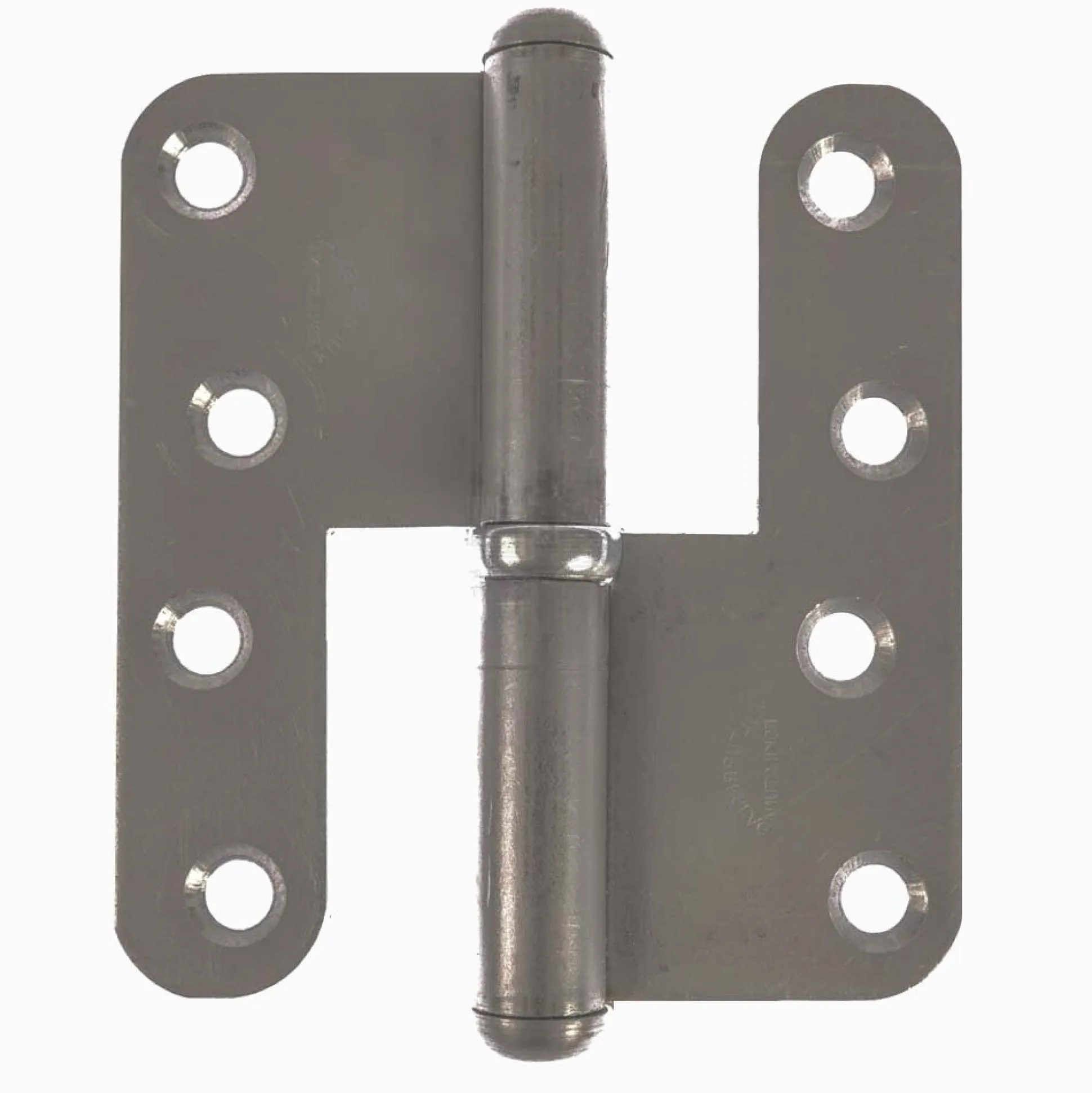 Gångjärn kuller 110x102 mm - höger med kullager och runda hörn - obeh
