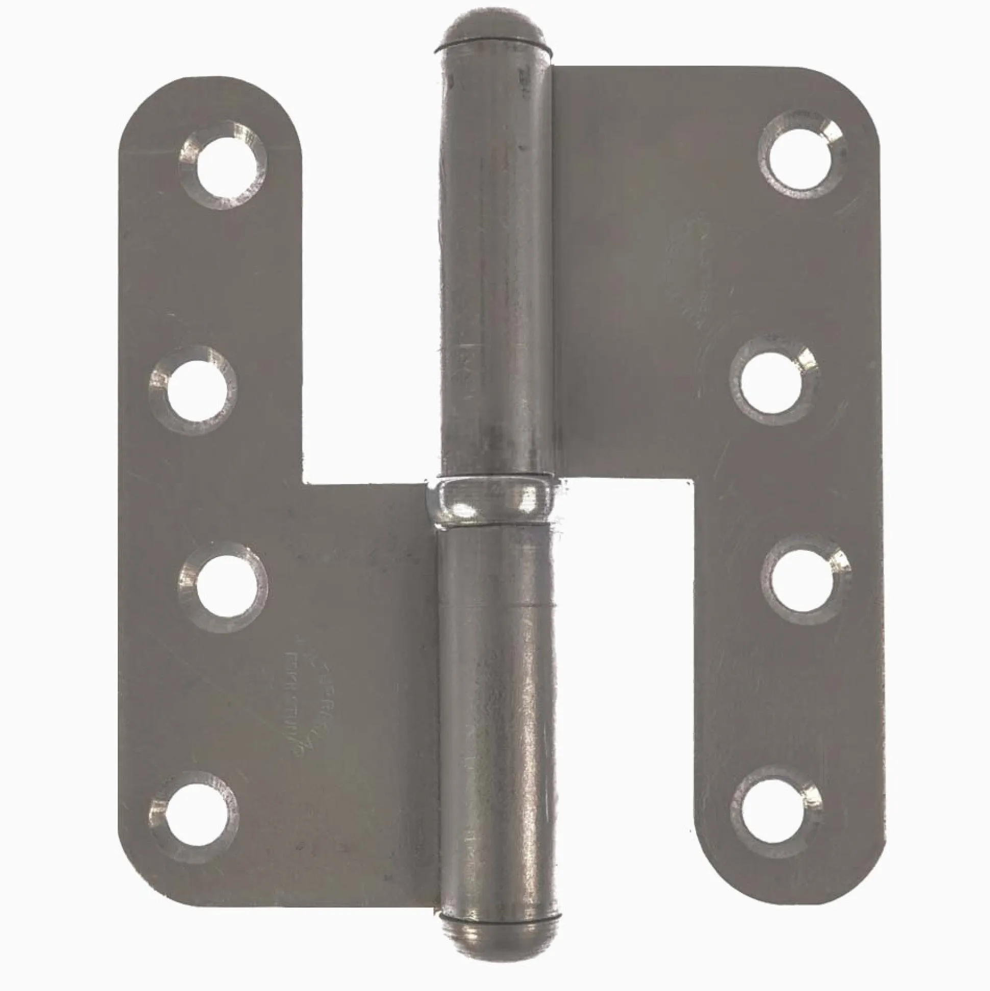 Gångjärn kuller 122x108 mm - höger med kullager och runda hörn - obeha
