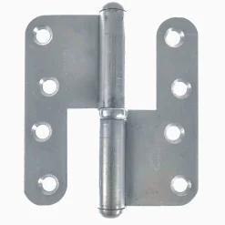Gångjärn kuller 122x108 mm - höger med kullager och runda hörn - obeha