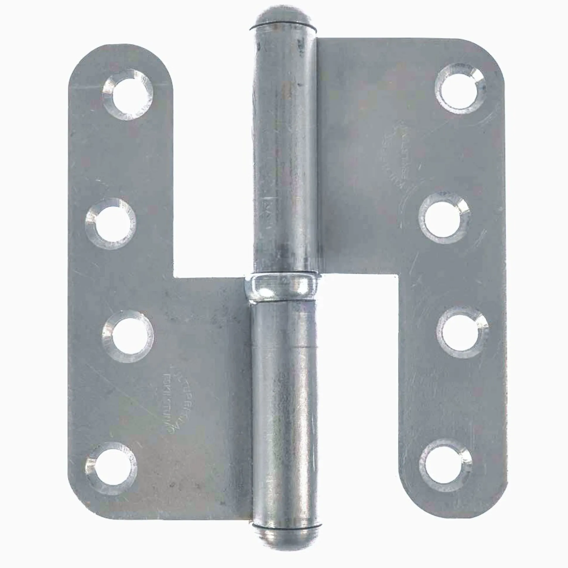 Gångjärn kuller 122x108 mm - höger med kullager och runda hörn - obeha