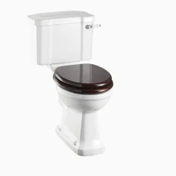 Golvstående WC mahognysits