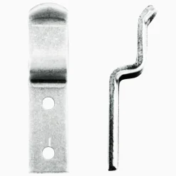 Hake Dubbel förnicklad 10 mm