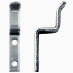 Hake Enkel förnicklad 10 mm