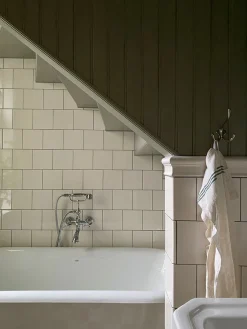 Kakel Field Tile utvändigt hörn Vintage White