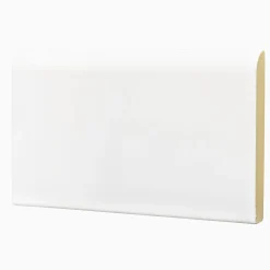 Kakel Folkhemmet avslut långsida 15x7,5 cm Vit