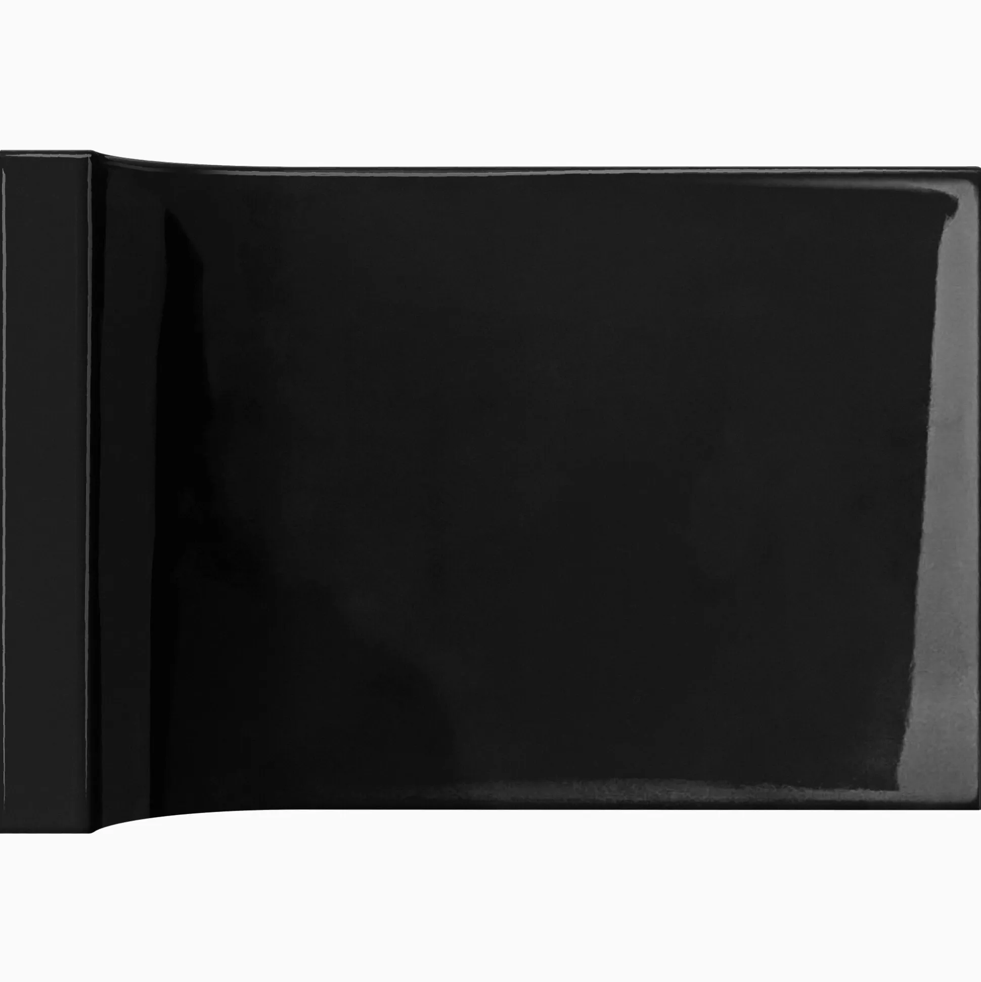 Kakel H&E Smith Subway Half Tile invändig kantbåge Snowdrop