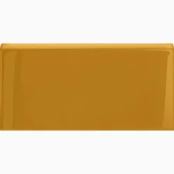 Kakel H&E Smith Subway Half Tile avslut långsida Snowdrop