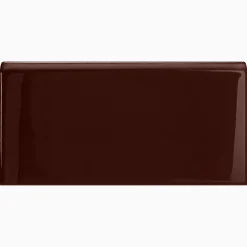 Kakel H&E Smith Subway Half Tile avslut långsida Snowdrop