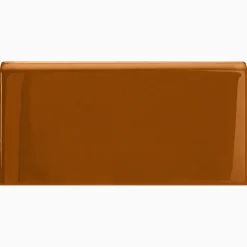 Kakel H&E Smith Subway Half Tile avslut långsida Snowdrop