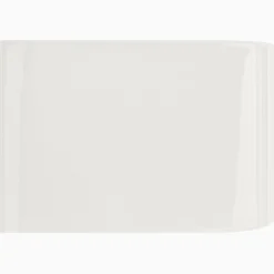 Kakel H&E Smith Subway Half Tile utvändig kantbåge Snowdrop