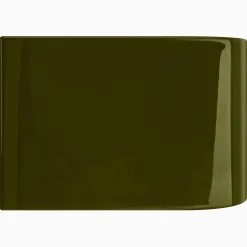 Kakel H&E Smith Subway Half Tile utvändig kantbåge Snowdrop