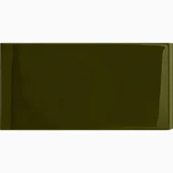Kakel H&E Smith Subway Half Tile avslut kortsida Snowdrop