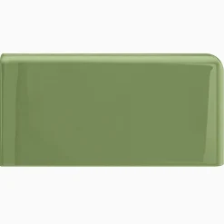 Kakel H&E Smith Subway Half Tile hörnavslut höger Snowdrop