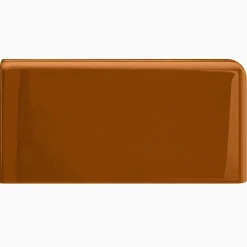 Kakel H&E Smith Subway Half Tile hörnavslut höger Snowdrop