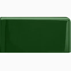 Kakel H&E Smith Subway Half Tile hörnavslut höger Snowdrop