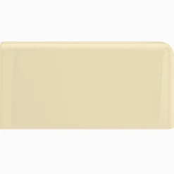 Kakel H&E Smith Subway Half Tile hörnavslut höger Snowdrop